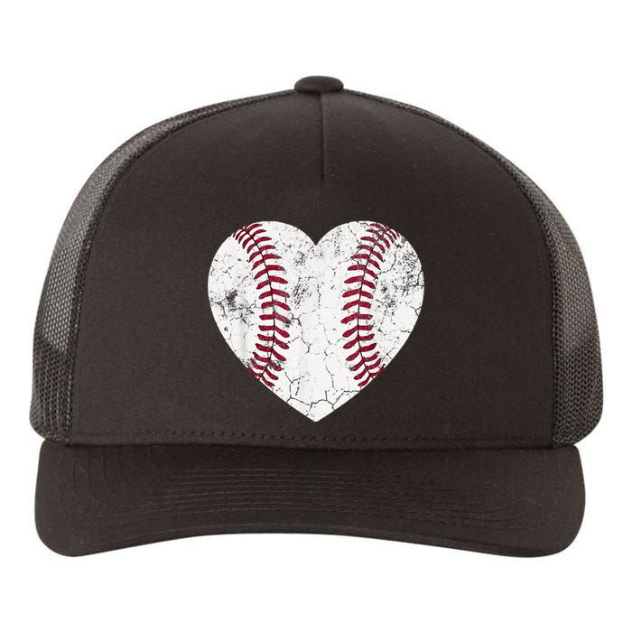 Baseball Heart Cute Mom Dad Brother Sister Family Yupoong Adult 5-Panel Trucker Hat