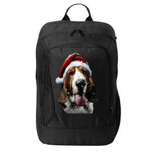 Basset Hound Christmas City Backpack