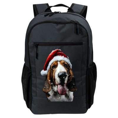 Basset Hound Christmas Daily Commute Backpack