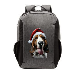 Basset Hound Christmas Vector Backpack