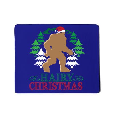 Bigfoot Hairy Christmas Holiday Sasquatch Funny Xmas Gift Cool Gift Mousepad