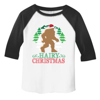 Bigfoot Hairy Christmas Holiday Sasquatch Funny Xmas Gift Cool Gift Toddler Fine Jersey T-Shirt