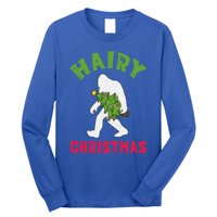 Bigfoot Hairy Christmas Tree Christmas Gift Long Sleeve Shirt