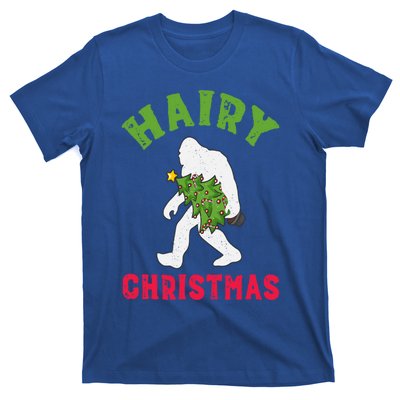 Bigfoot Hairy Christmas Tree Christmas Gift T-Shirt