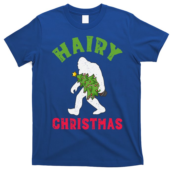 Bigfoot Hairy Christmas Tree Christmas Gift T-Shirt