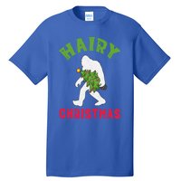 Bigfoot Hairy Christmas Tree Christmas Gift Tall T-Shirt