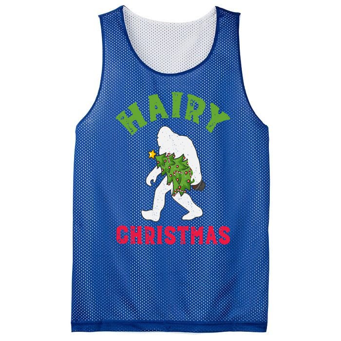 Bigfoot Hairy Christmas Tree Christmas Gift Mesh Reversible Basketball Jersey Tank