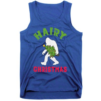 Bigfoot Hairy Christmas Tree Christmas Gift Tank Top