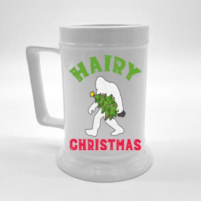 Bigfoot Hairy Christmas Tree Christmas Gift Beer Stein