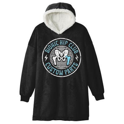 Bionic Hip Club Hip Surgery Recovery Hip Replacement Surgery Hooded Wearable Blanket