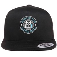 Bionic Hip Club Hip Surgery Recovery Hip Replacement Surgery Flat Bill Trucker Hat