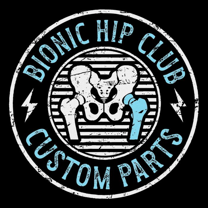 Bionic Hip Club Hip Surgery Recovery Hip Replacement Surgery 16 in Basic Backpack