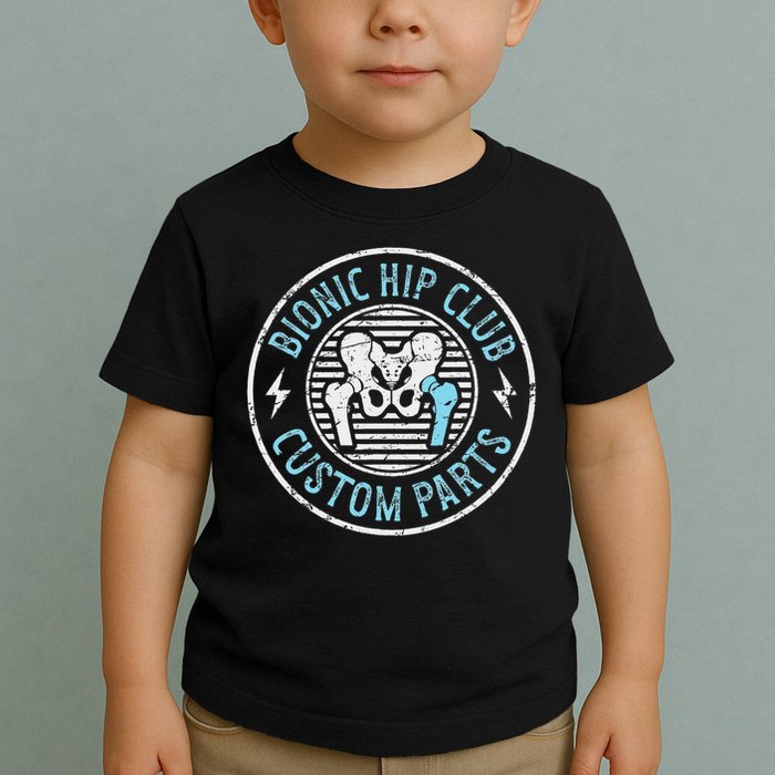 Bionic Hip Club Hip Surgery Recovery Hip Replacement Surgery Toddler T-Shirt