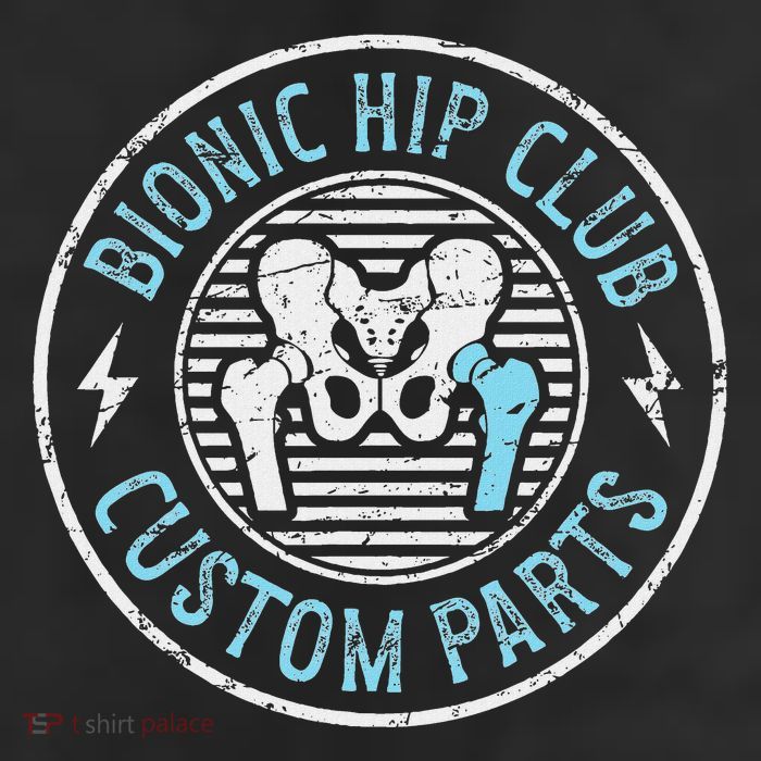 Bionic Hip Club Hip Surgery Recovery Hip Replacement Surgery Microfiber Hand Towel