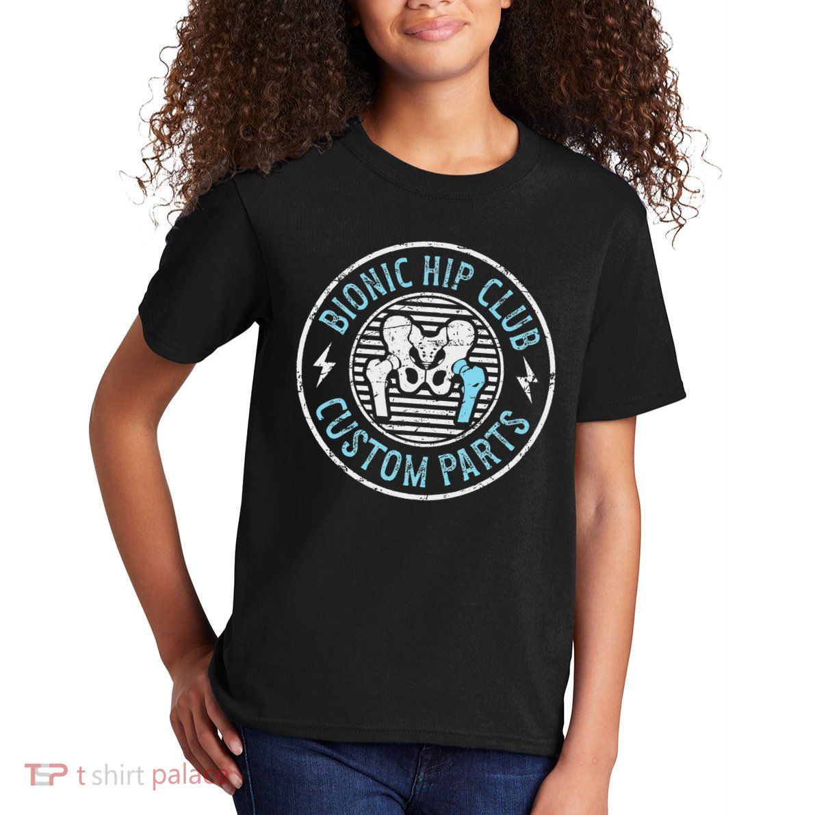 Bionic Hip Club Hip Surgery Recovery Hip Replacement Surgery Kids T-Shirt