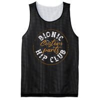 Bionic Hip Club Hip Replacement Surgery Funny Recovery Mesh Reversible Basketball Jersey Tank