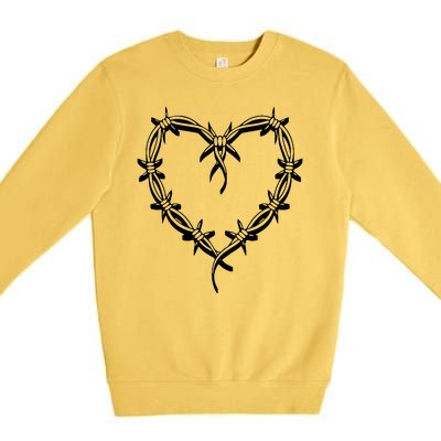 Bichota Heart Cute Music Premium Crewneck Sweatshirt