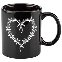 Bichota Heart Cute Music 11oz C Handle Ceramic Mug