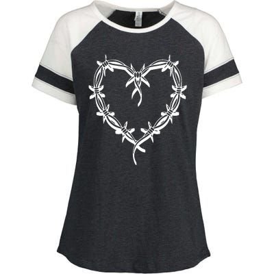 Bichota Heart Cute Music Enza Ladies Jersey Colorblock Tee