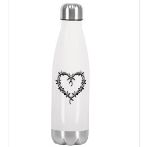 Bichota Heart Cute Music Stainless Steel Insulated Water Bottle