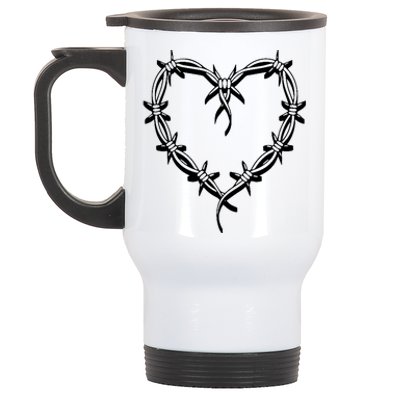 Bichota Heart Cute Music Stainless Steel Travel Mug