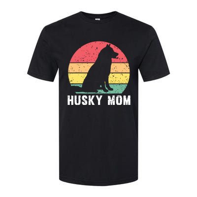 Best Husky Design For Mom Women Siberian Husky Dog Lovers Softstyle® CVC T-Shirt