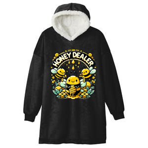 Beekeeper Honey Dealer Christmas Beekeeping Bees Funny Hooded Wearable Blanket