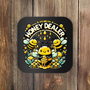 Beekeeper Honey Dealer Christmas Beekeeping Bees Funny Coaster