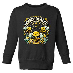 Beekeeper Honey Dealer Christmas Beekeeping Bees Funny Toddler Sweatshirt