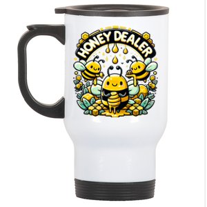 Beekeeper Honey Dealer Christmas Beekeeping Bees Funny Stainless Steel Travel Mug