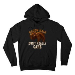 Bacon Hair DonT Really Care For Boy Video Gamers Hoodie