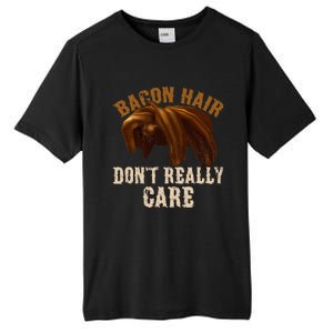 Bacon Hair DonT Really Care For Boy Video Gamers Tall Fusion ChromaSoft Performance T-Shirt