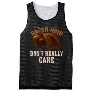 Bacon Hair DonT Really Care For Boy Video Gamers Mesh Reversible Basketball Jersey Tank