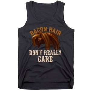 Bacon Hair DonT Really Care For Boy Video Gamers Tank Top