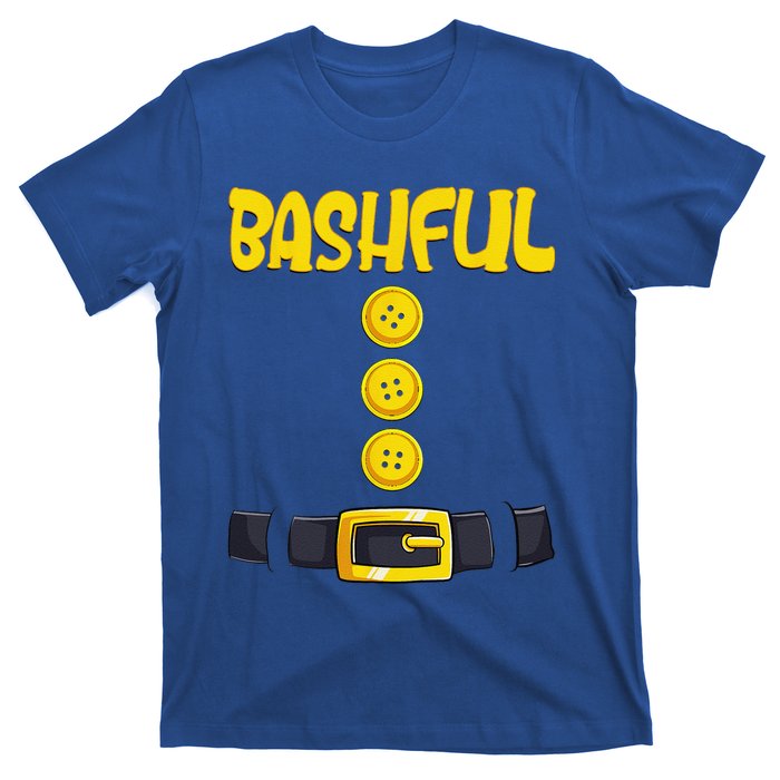 Bashful Halloween Dwarf Costume Color Matching T-Shirt