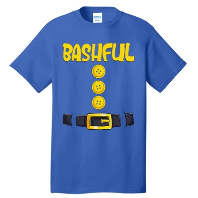 Bashful Halloween Dwarf Costume Color Matching Tall T-Shirt