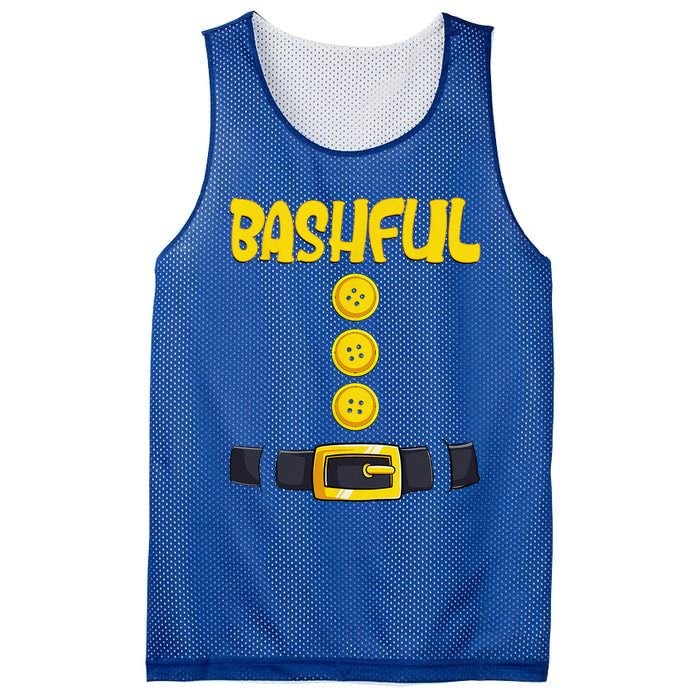 Bashful Halloween Dwarf Costume Color Matching Mesh Reversible Basketball Jersey Tank