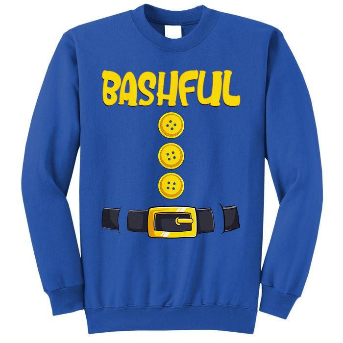 Bashful Halloween Dwarf Costume Color Matching Tall Sweatshirt