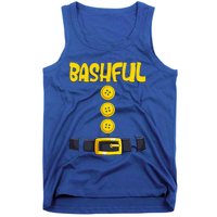 Bashful Halloween Dwarf Costume Color Matching Tank Top