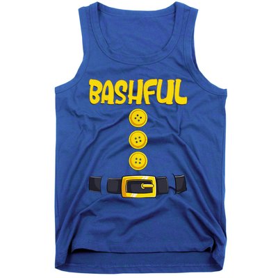 Bashful Halloween Dwarf Costume Color Matching Tank Top