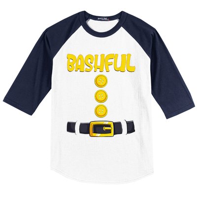 Bashful Halloween Dwarf Costume Color Matching Baseball Sleeve Shirt