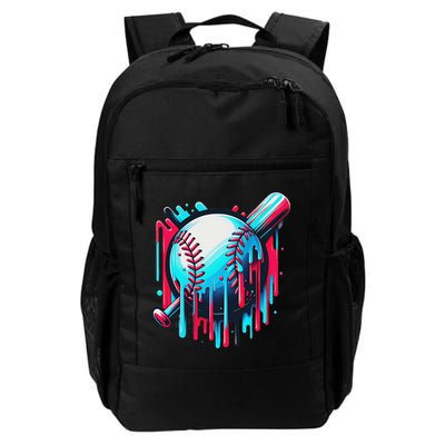 Baseball Homeplate Drip Ice Cream Sprinkles Dripping Candy Backpack