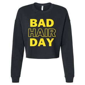 Bad Hair Day Cropped Pullover Crew