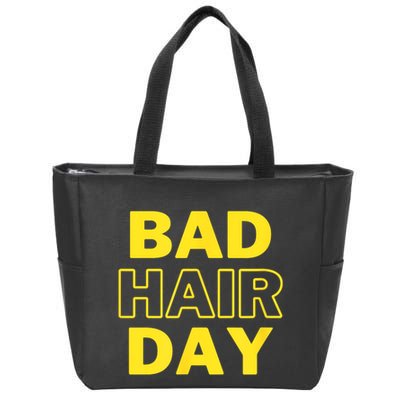 Bad Hair Day Zip Tote Bag