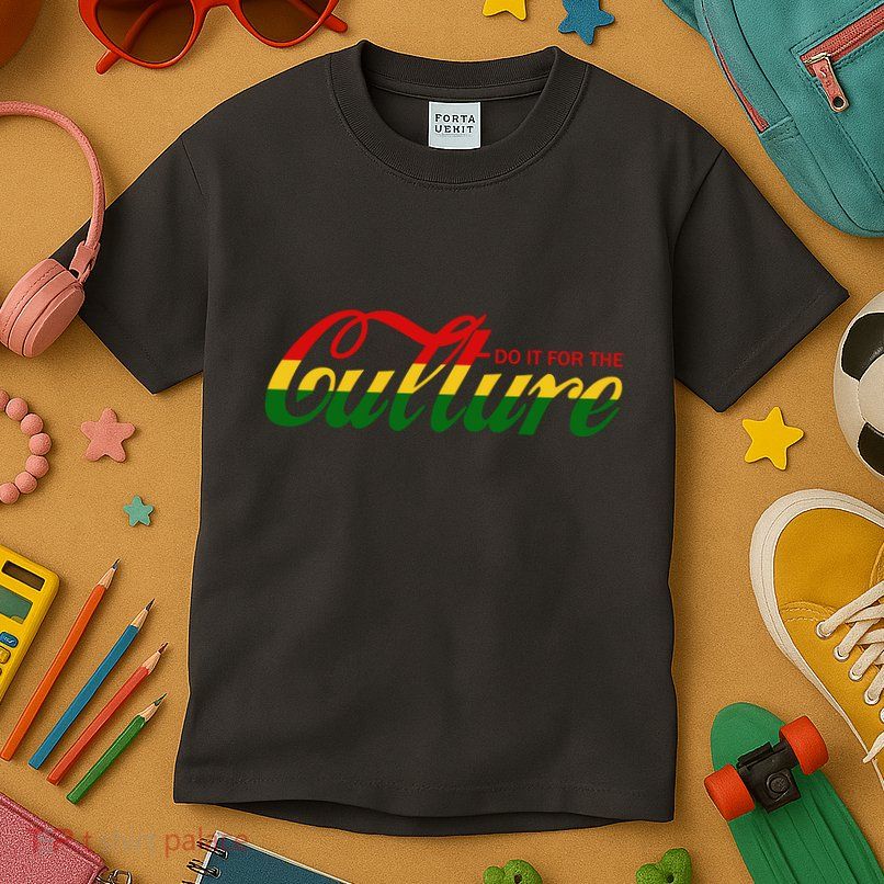 Black History Do It For The Culture Cola Pop Logo Kids T-Shirt