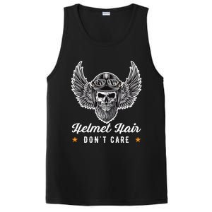 Bike Hair Do Not Care Motorcyclist Bikerin Gift PosiCharge Competitor Tank