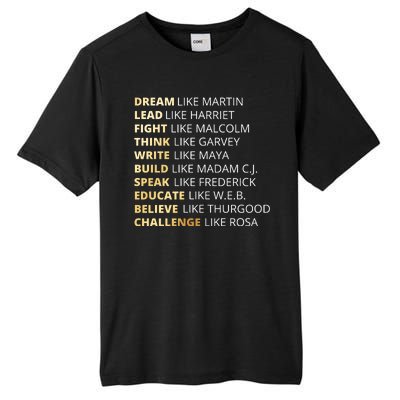 Black History Dream Like Martin Tall Fusion ChromaSoft Performance T-Shirt