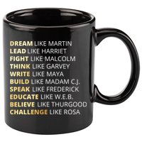 Black History Dream Like Martin 11oz C Handle Ceramic Mug