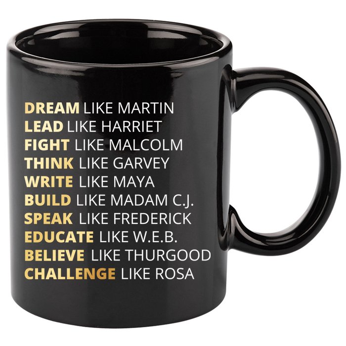 Black History Dream Like Martin 11oz C Handle Ceramic Mug