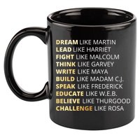 Black History Dream Like Martin 11oz C Handle Ceramic Mug
